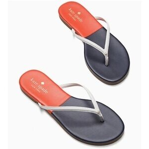 Kate Spade Cabana Sandals Red, White and Blue Size 7 flip flops